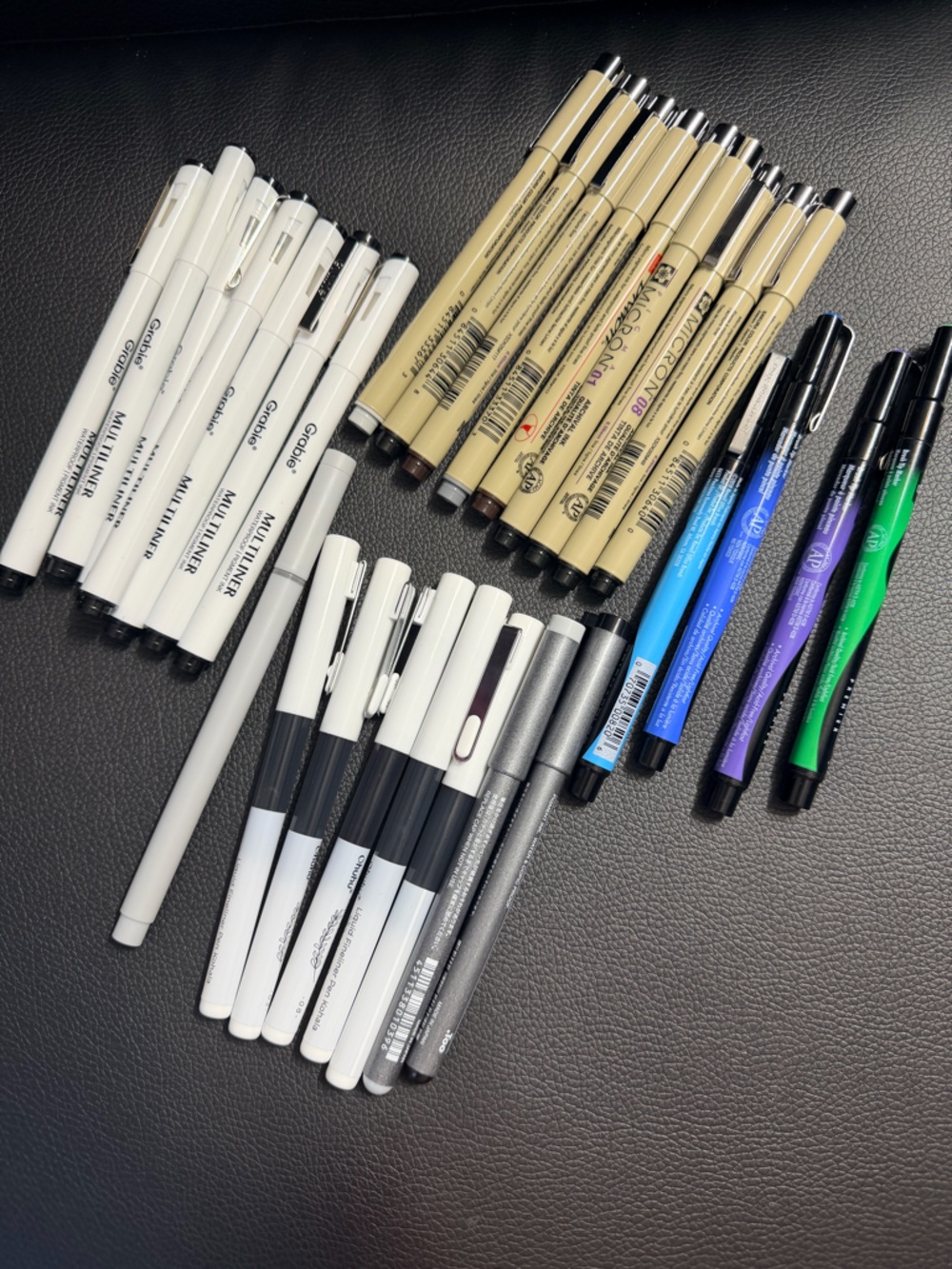 Multiliner/Fineliner Bundle - Copic, Micron, Grabie, more.